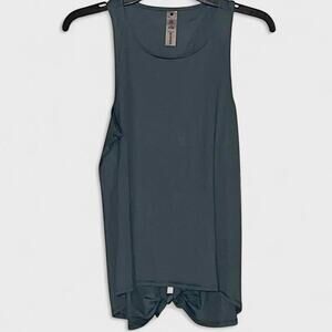 Yogalicious Azure Splash Active Sleeveless Tie Back Top - Size S